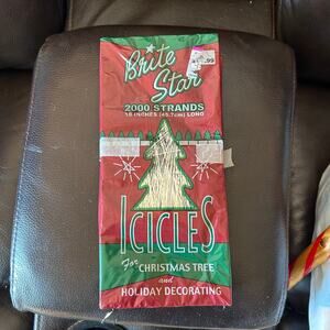 3 Boxes Brite Star Icicles For Christmas and 50 similar items